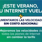 ¡Este verano, tu Internet vuela!
