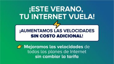 ¡Este verano, tu Internet vuela!